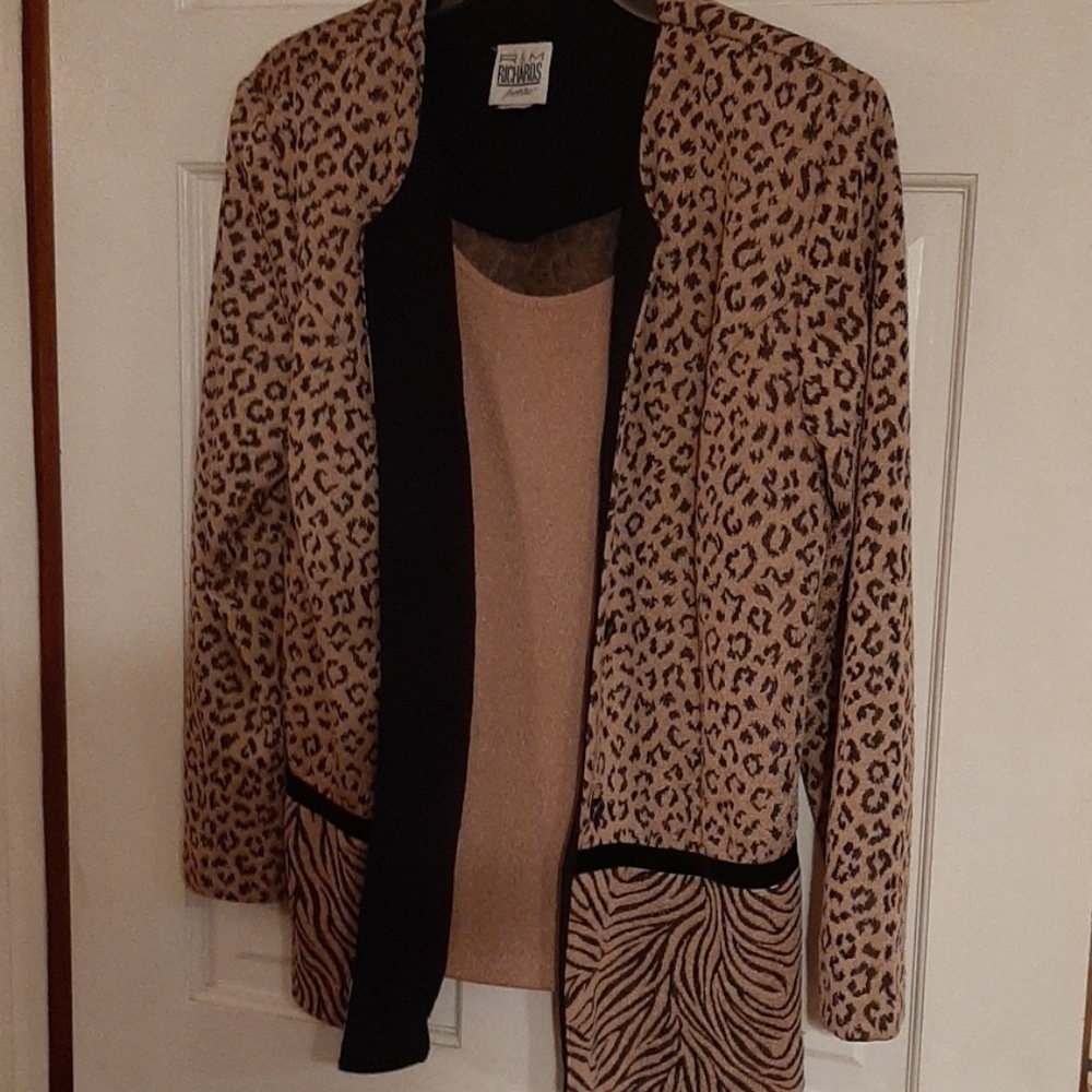Jacket with tank sewn inside.